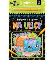 Na ulicy. Zdrapywanka z rysikiem