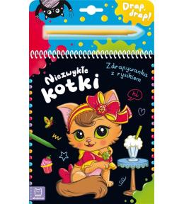 Niezwykłe kotki. Zdrapywanka z rysikiem