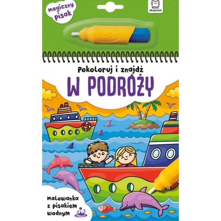 Pokoloruj i znajdź w podróży Malowanka z pisakiem