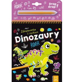 Dinozaury. Zdrapywanka z rysikiem