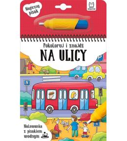 Malowanka z pisakiem.. Pokoloruj i znajdź na ulicy