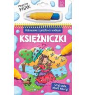 Malowanka z pisakiem wodnym. Księżniczki