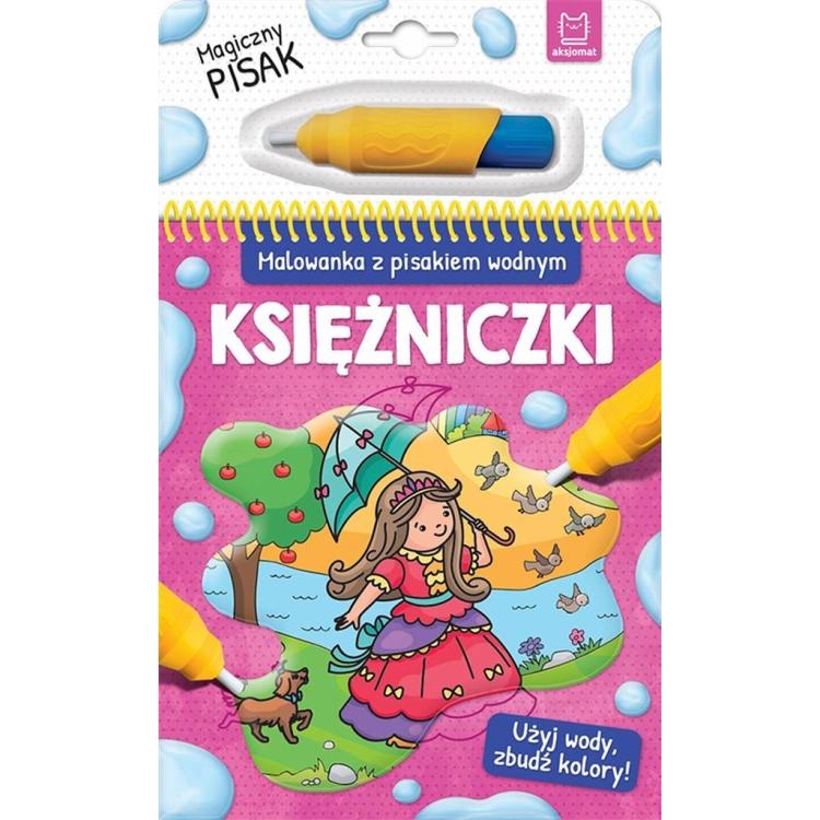 Malowanka z pisakiem wodnym. Księżniczki