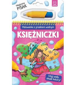 Malowanka z pisakiem wodnym. Księżniczki