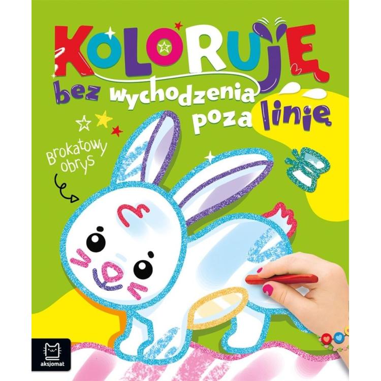 Koloruję bez wychodzenia poza linię. Brokatowy...