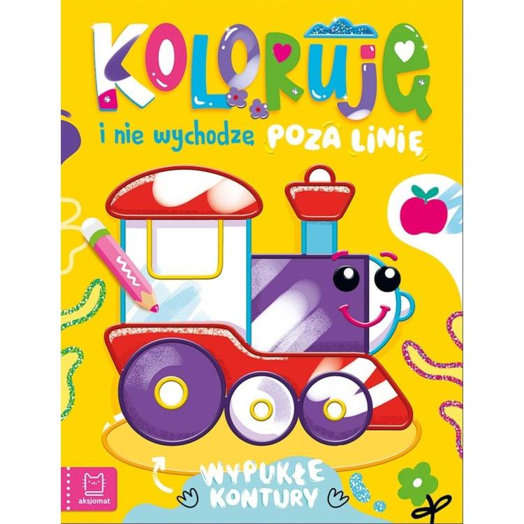 Koloruję i nie wychodzę poza linię - z lokomotywą