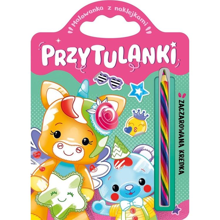 Malowanka z naklejkami Przytulanki