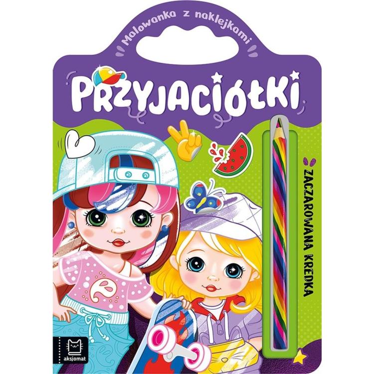 Malowanka z naklejkami Przyjaciółki