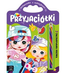 Malowanka z naklejkami Przyjaciółki