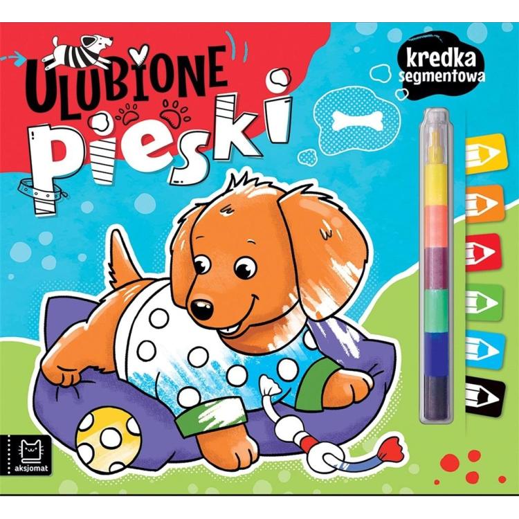 Ulubione pieski. Kredka segmentowa