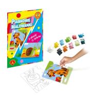 Piaskowe malowanki Pies, ślimak ALEX