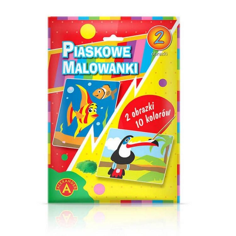 Piaskowe malowanki - Rybka, tukan ALEX