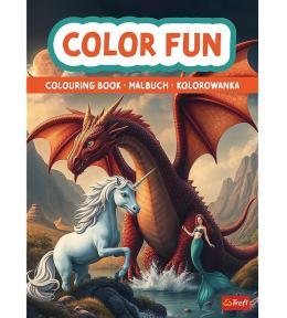 Świat fantasy. Kolorowanka. Malbuch.Colouring book