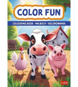 Zwierzęta na farmie. Kolorowanka. Malbuch