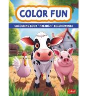 Zwierzęta na farmie. Kolorowanka. Malbuch