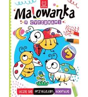 Uczę się, przyklejam, koloruję. Malowanka...