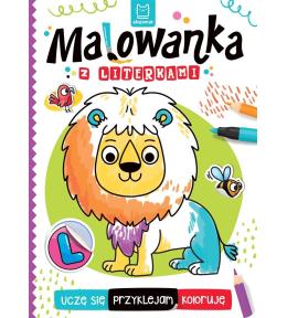 Uczę się, przyklejam, koloruję. Malowanka z...