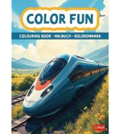 Pociągi i samoloty. Kolorowanka. Malbuch