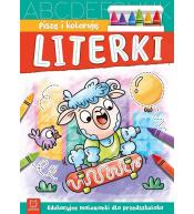 Piszę i koloruję. Literki. Edukacyjne malowanki