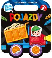 Brum, brum! Pojazdy. Kolorowanka z naklejkami