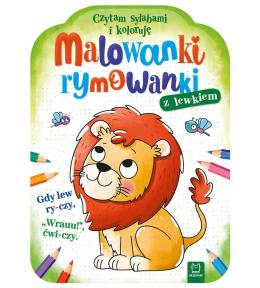 Malowanki rymowanki z lewkiem. Czytam sylabami...