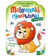 Malowanki rymowanki z lewkiem. Czytam sylabami...