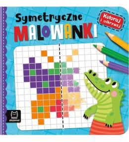 Koloruj i odkrywaj. Symetryczne kolorowanki