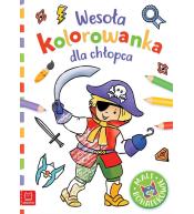 Wesoła kolorowanka dla chłopca. Mali bohaterowie