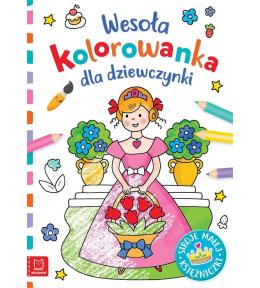 Wesoła kolorowanka dla dziewczynki. Stroje