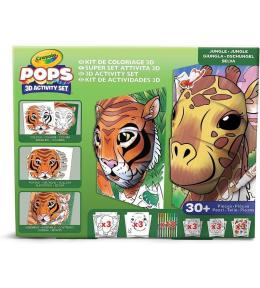 Pops 3D Activity Set - Jungle CRAYOLA