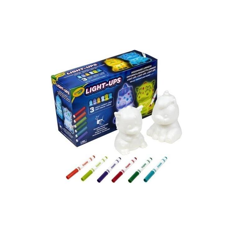 Zestaw 2 podświetl figurek do kolorowania CRAYOLA