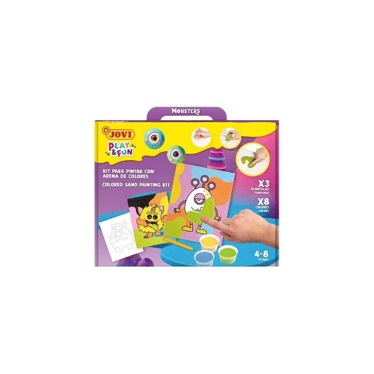 Play&Fun Malowanie piaskiem - Stwory JOVI