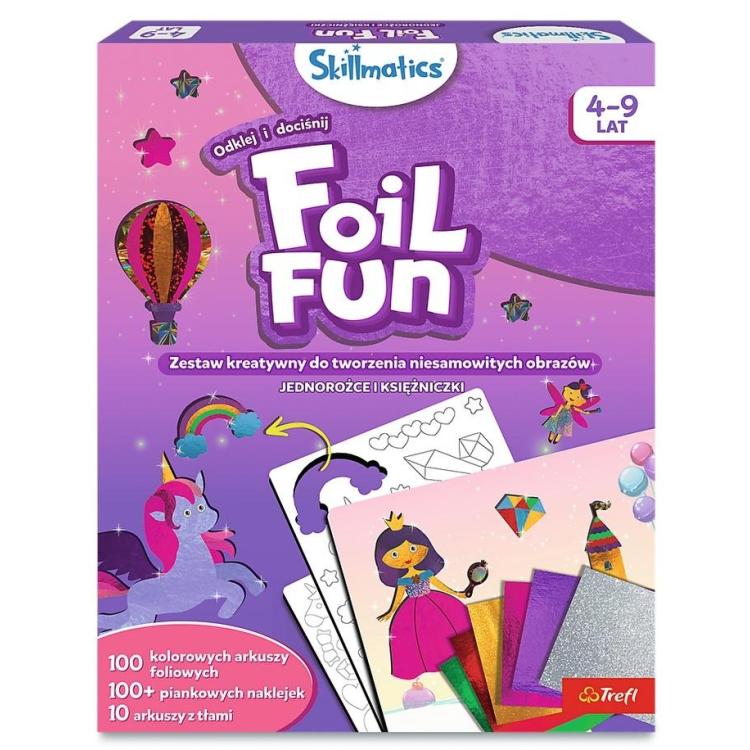 Zestaw Skillmatics Foil Fun Jednorożce i Księżnicz