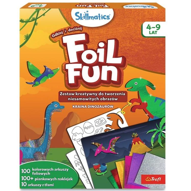 Zestaw Skillmatics Foil Fun Kraina Dinozaurów