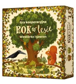 Rok w lesie. Wiewiórka i gawron