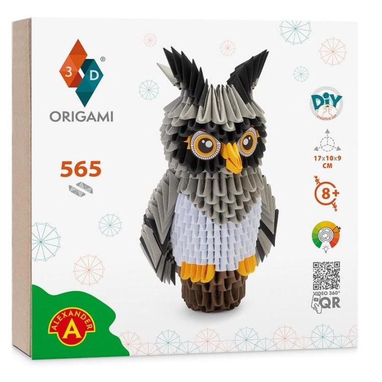 Origami 3D sowa/owl ALEX