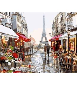 Malowanie po numerach - 40x50cm Paryż