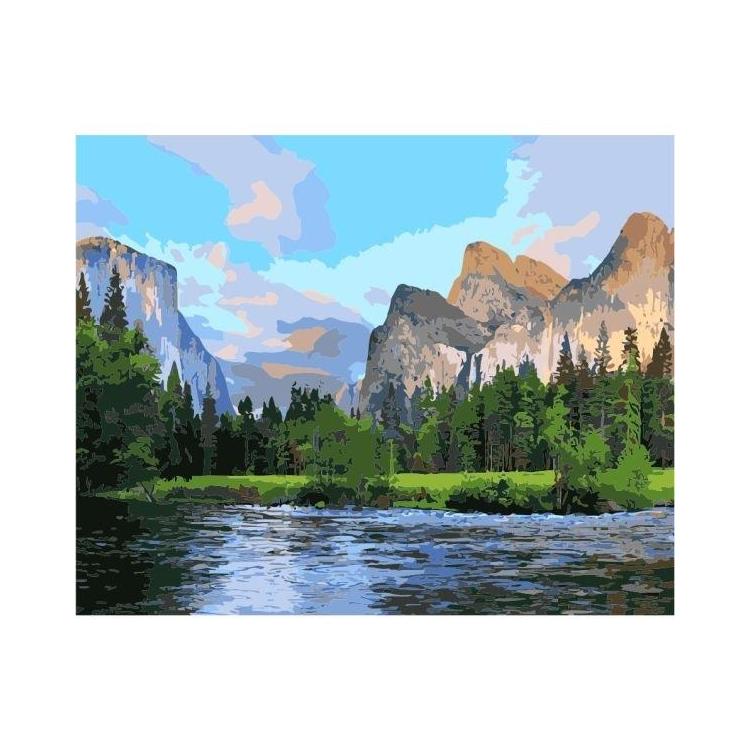 Malowanie po numerach - 40x50cm Park narodowy