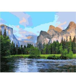 Malowanie po numerach - 40x50cm Park narodowy