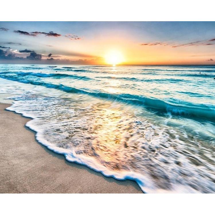 Malowanie po numerach - 40x50cm Zachód słońca