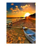 Malowanie po numerach - 40x50cm Zachód słońca