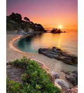 Malowanie po numerach - 40x50cm Zachód słońca