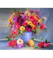 Malowanie po numerach - 40x50cm Bukiet
