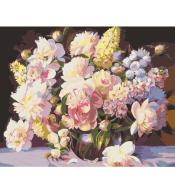 Malowanie po numerach - 40x50cm Bukiet