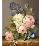 Malowanie po numerach - 40x50cm Bukiet