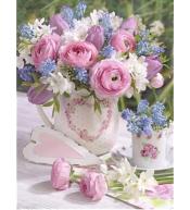 Malowanie po numerach - 40x50cm Bukiet