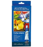 Farby olejne w tubie 12 kolorów 12ml