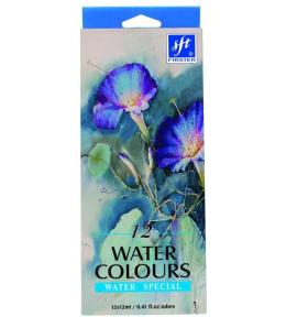 Farby akwarelowe w tubie 12 kolorów 12ml