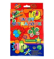 Farby witrażowe 22ml 6 kolorów + konturowa