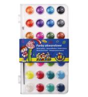 Farby akwarelowe 28 kolorów